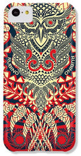 Rubino Zen Owl Red - Phone Case Phone Case Pixels IPhone 5c Case  