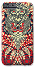 Rubino Zen Owl Red - Phone Case Phone Case Pixels IPhone 6 Case  