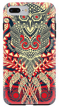 Rubino Zen Owl Red - Phone Case Phone Case Pixels IPhone 7 Plus Tough Case  