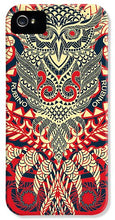 Rubino Zen Owl Red - Phone Case Phone Case Pixels IPhone 5s Case  