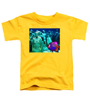 Sculpture Underwater With Bright Fish Painting Musa - Toddler T-Shirt