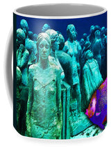 Sculpture Underwater With Bright Fish Painting Musa - Mug