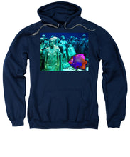 Sculpture Underwater With Bright Fish Painting Musa - Sweatshirt