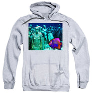 Sculpture Underwater With Bright Fish Painting Musa - Sweatshirt