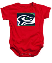 Seattle Seahawks - Baby Onesie Baby Onesie Pixels Red Small 