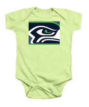 Seattle Seahawks - Baby Onesie Baby Onesie Pixels Soft Green Small 