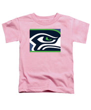Seattle Seahawks - Toddler T-Shirt Toddler T-Shirt Pixels Pink Small 