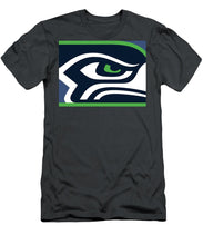 Seattle Seahawks - Men's T-Shirt (Athletic Fit) Men's T-Shirt (Athletic Fit) Pixels Charcoal Small 