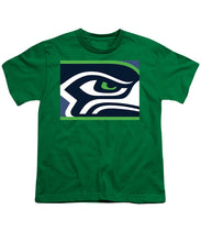 Seattle Seahawks - Youth T-Shirt Youth T-Shirt Pixels Kelly Green Small 