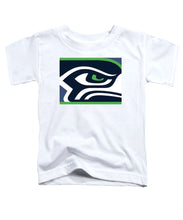 Seattle Seahawks - Toddler T-Shirt Toddler T-Shirt Pixels White Small 
