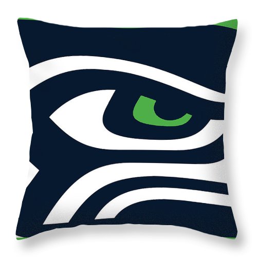 Seattle Seahawks - Throw Pillow Throw Pillow Pixels 14