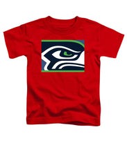 Seattle Seahawks - Toddler T-Shirt Toddler T-Shirt Pixels Red Small 