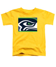 Seattle Seahawks - Toddler T-Shirt Toddler T-Shirt Pixels Yellow Small 