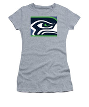 Seattle Seahawks - Women's T-Shirt (Athletic Fit) Women's T-Shirt (Athletic Fit) Pixels Heather Small 