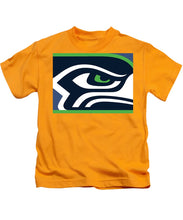 Seattle Seahawks - Kids T-Shirt Kids T-Shirt Pixels Gold Small 