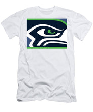 Seattle Seahawks - Men's T-Shirt (Athletic Fit) Men's T-Shirt (Athletic Fit) Pixels White Small 