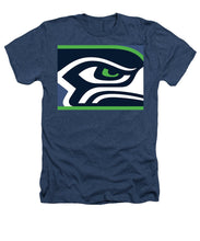 Seattle Seahawks - Heathers T-Shirt Heathers T-Shirt Pixels Navy Small 