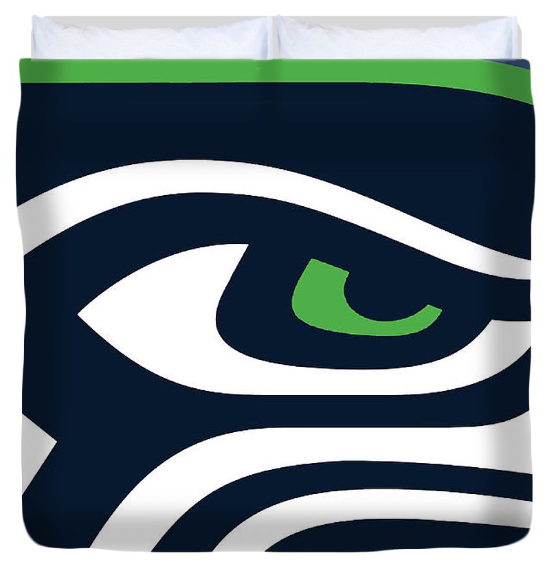 Seattle Seahawks - Duvet Cover Duvet Cover Pixels King  