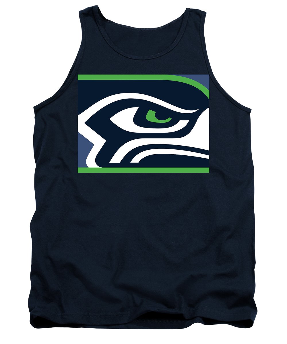 Seattle Seahawks - Tank Top Tank Top Pixels Navy Small 