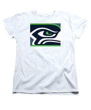 Seattle Seahawks - Women's T-Shirt (Standard Fit) Women's T-Shirt (Standard Fit) Pixels White Small 