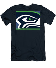 Seattle Seahawks - Men's T-Shirt (Athletic Fit) Men's T-Shirt (Athletic Fit) Pixels Navy Small 