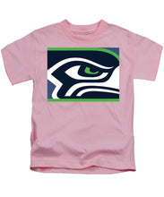 Seattle Seahawks - Kids T-Shirt Kids T-Shirt Pixels Pink Small 