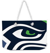 Seattle Seahawks - Weekender Tote Bag Weekender Tote Bag Pixels 24" x 16" White 