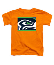 Seattle Seahawks - Toddler T-Shirt Toddler T-Shirt Pixels Orange Small 