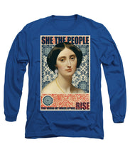 She The People 1 - Long Sleeve T-Shirt Long Sleeve T-Shirt Pixels Royal Small 