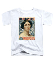 She The People 1 - Toddler T-Shirt Toddler T-Shirt Pixels White Small 