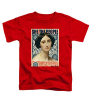 She The People 1 - Toddler T-Shirt Toddler T-Shirt Pixels Red Small 