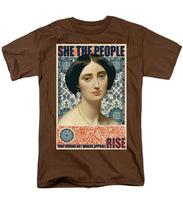 She The People 1 - Men's T-Shirt  (Regular Fit) Men's T-Shirt (Regular Fit) Pixels Coffee Small 