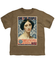 She The People 1 - Youth T-Shirt Youth T-Shirt Pixels Safari Green Small 
