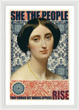 She The People 1 - Framed Print Framed Print Pixels 24.000" x 36.000" White White