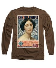 She The People 1 - Long Sleeve T-Shirt Long Sleeve T-Shirt Pixels Coffee Small 