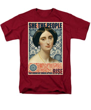 She The People 1 - Men's T-Shirt  (Regular Fit) Men's T-Shirt (Regular Fit) Pixels Cardinal Small 