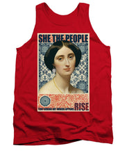 She The People 1 - Tank Top Tank Top Pixels Red Small 