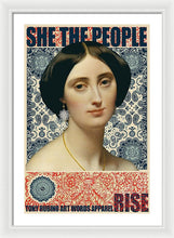 She The People 1 - Framed Print Framed Print Pixels 20.000" x 30.000" White White