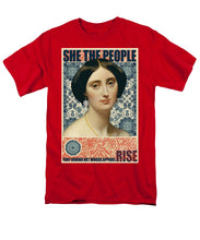 She The People 1 - Men's T-Shirt  (Regular Fit) Men's T-Shirt (Regular Fit) Pixels Red Small 