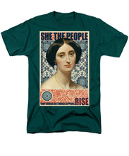 She The People 1 - Men's T-Shirt  (Regular Fit) Men's T-Shirt (Regular Fit) Pixels Hunter Green Small 