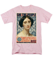 She The People 1 - Men's T-Shirt  (Regular Fit) Men's T-Shirt (Regular Fit) Pixels Pink Small 