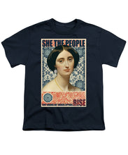 She The People 1 - Youth T-Shirt Youth T-Shirt Pixels Navy Small 