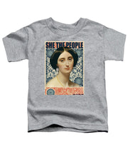 She The People 1 - Toddler T-Shirt Toddler T-Shirt Pixels Heather Small 