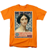 She The People 1 - Men's T-Shirt  (Regular Fit) Men's T-Shirt (Regular Fit) Pixels Orange Small 