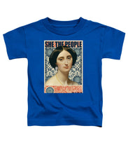 She The People 1 - Toddler T-Shirt Toddler T-Shirt Pixels Royal Small 