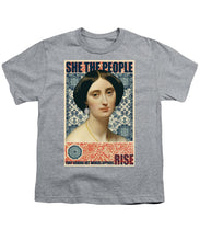 She The People 1 - Youth T-Shirt Youth T-Shirt Pixels Heather Small 