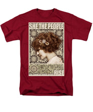 She The People 2 - Men's T-Shirt  (Regular Fit) Men's T-Shirt (Regular Fit) Pixels Cardinal Small 