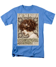 She The People 2 - Men's T-Shirt  (Regular Fit) Men's T-Shirt (Regular Fit) Pixels Carolina Blue Small 
