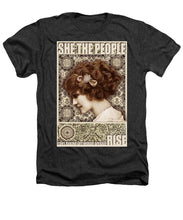 She The People 2 - Heathers T-Shirt Heathers T-Shirt Pixels Charcoal Small 
