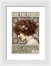She The People 2 - Framed Print Framed Print Pixels 9.375" x 14.000" White White